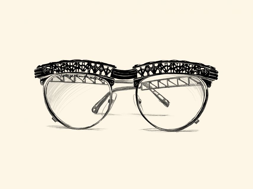 Sonnenbrillen Jean Paul Gaultier 56-7107 Industrial Vintage Brille